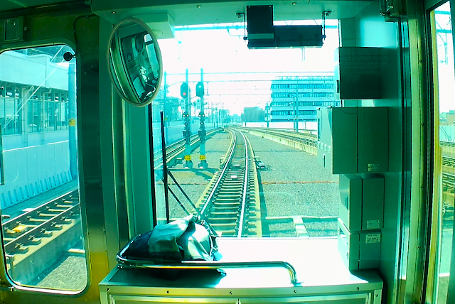 列車已從新潟站出發！