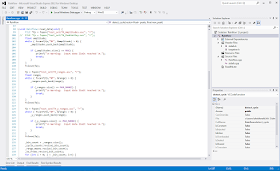 Visual Studio example screenshot