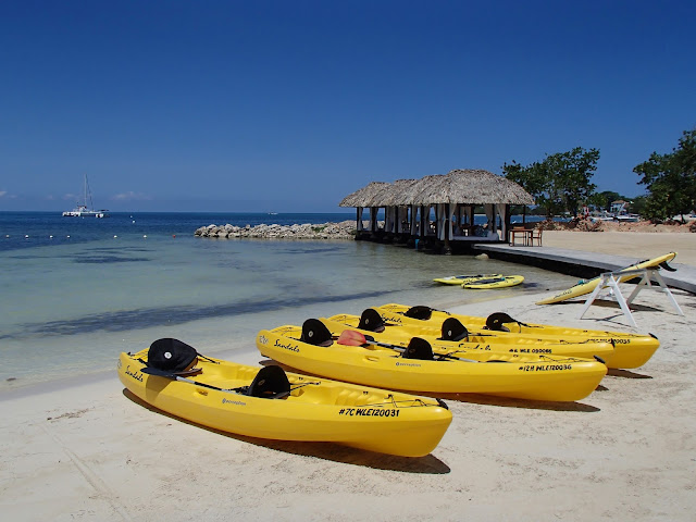 kayaks and cabanas