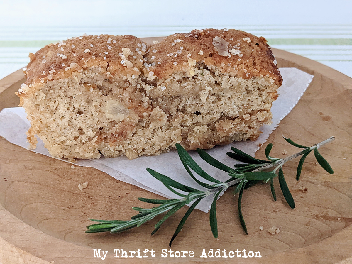 rosemary ginger pear bread