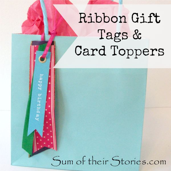 Ribbon Gift Tag and Card Topper