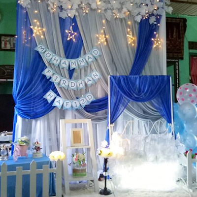 dekorasi aqiqah anak laki-laki terbaru