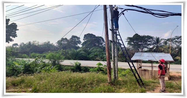 PLN Icon Plus Pastikan Keandalan Layanan Internet Melalui Pemeliharaan Rutin Jaringan Fiber Optik di Dharmasraya