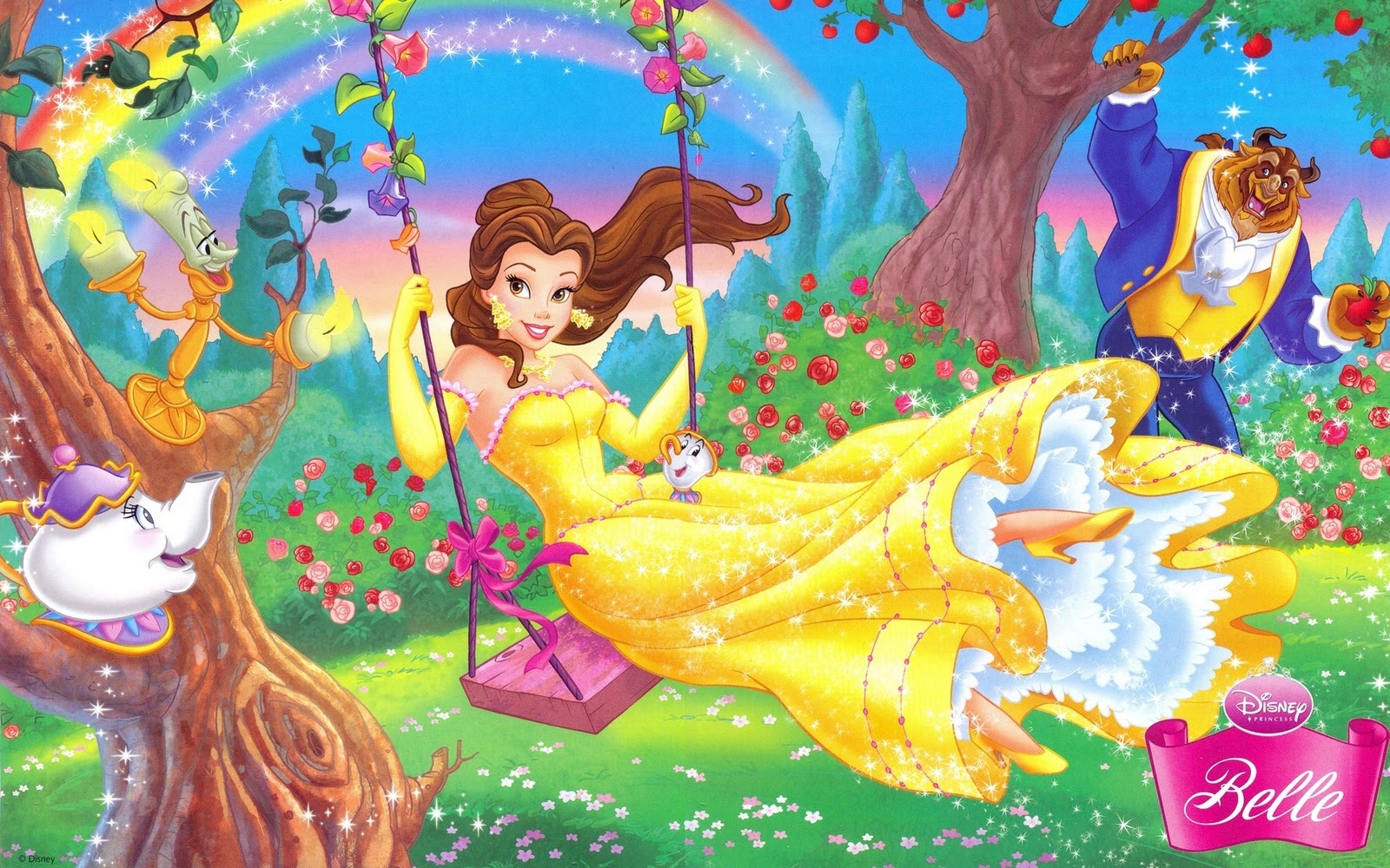 Princess Belle Wallpaper USELLA