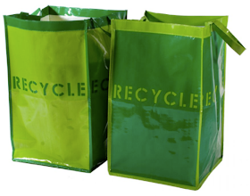 two recycle bags