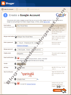 Creating a Blog on blogspot