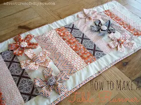 How to Make a Fall Table Runner