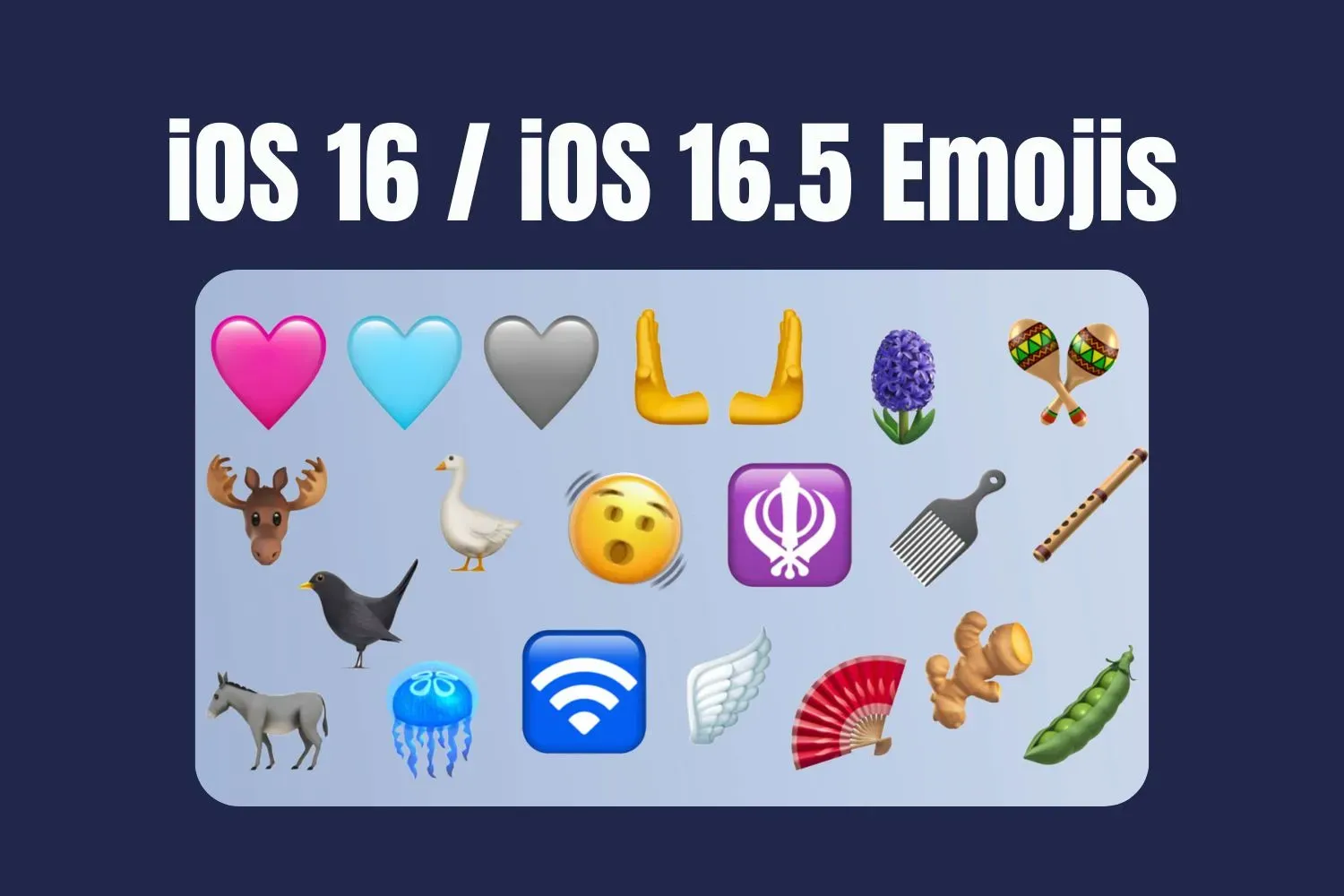 iOS 16 Emoji for Android