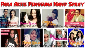 Artis Indonesia menggunakan Nano Spray 2