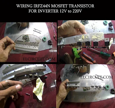 Wiring Mofet transistor IRFz44N