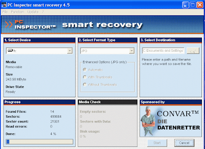 PHOTO RECOVERY PC INSPECTOR