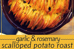 Garlic & rosemary scalloped potato roast