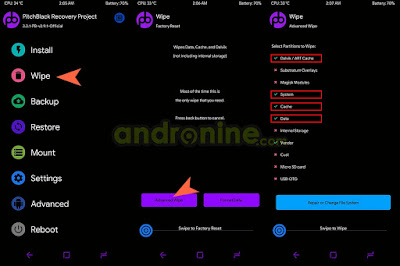 Cara instal custom rom android