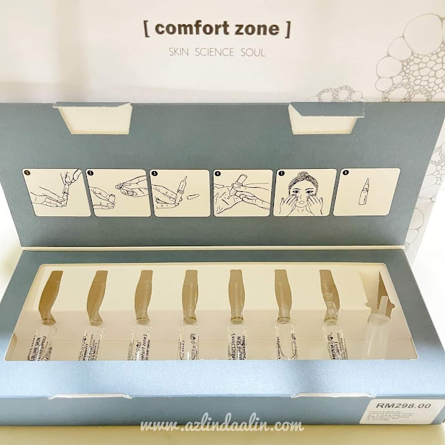 ELAKKAN KULIT WAJAH BERKEDUT DENGAN AMPOULE COMFORT ZONE SUBLIME TEGANGKAN KULIT WAJAH DAN AWET MUDA