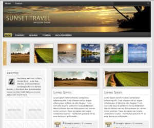Sunset Travel WordPress Theme