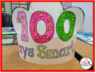 100th day of school hat, time4kindergarten