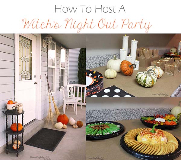 tips to host a party for ladies at Halloween