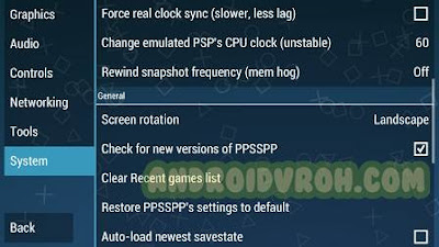 Cara Mengatasi Black Screen Pada Emulator PPSSPP Android