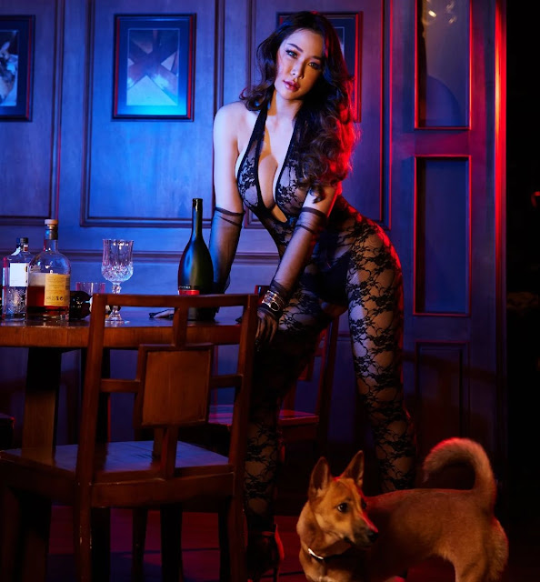 Mananya Benjachokanant – Beautiful Thailand Model in Sexy Sheer Lingerie Photoshoot
