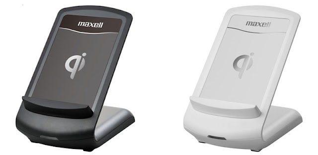 日立マクセル、Qi対応のスタンド型ワイヤレス充電器を1月25日に発売へ。Qi対応スマートフォンなどを充電可能