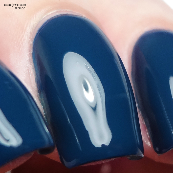 xoxoJen's swatch of Kathleen & Co Deepest Blue