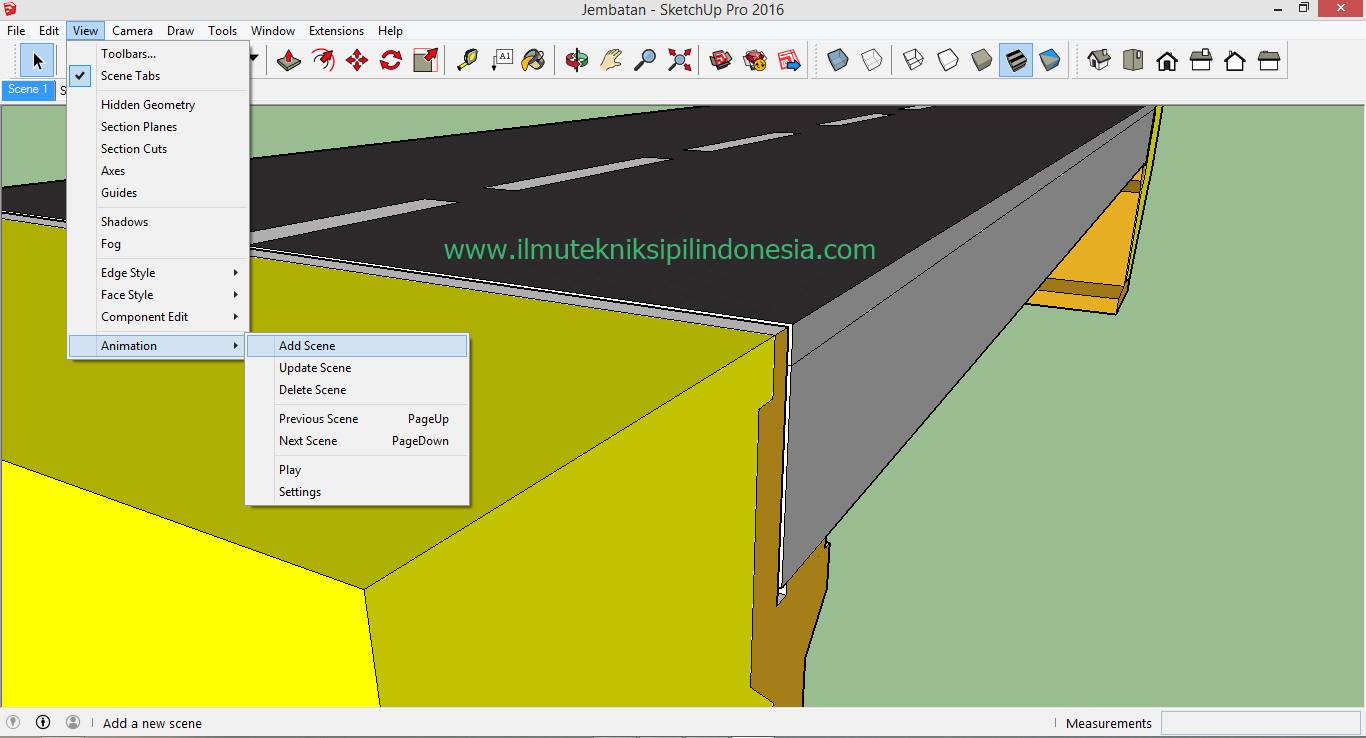 Membuat Animasi Dengan Aplikasi Sketchup Faceblog