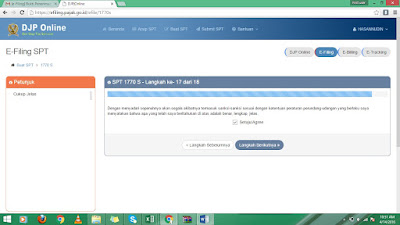 Cara Pengisian e-Filling SPT Tahunan