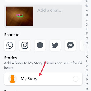 Snapchat Pe Story Kaise Lagaye