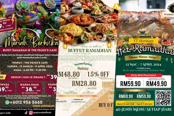 Poster Buffet Ramadhan 2024 di Perak