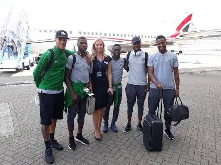 Eagles Arrive In Vienna, Austria