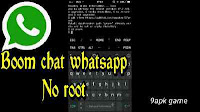 Cara Boom Chat whatsapp via termux Android No root