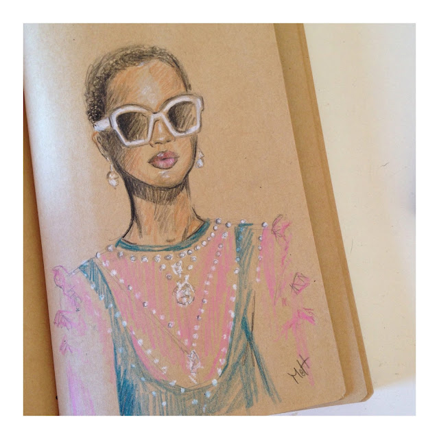 gucci look sketch