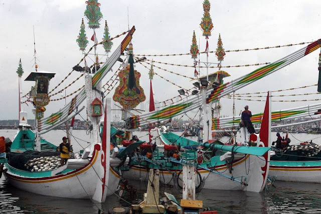 Perahu slerek Muncar.