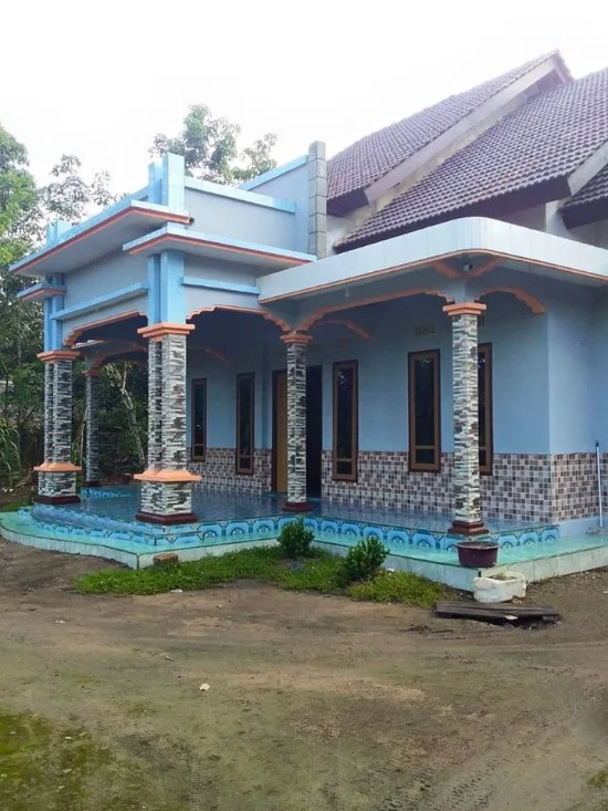 17 Desain rumah dengan teras dak minimalis