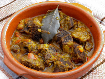 Carne de toro a la feria de san agustín