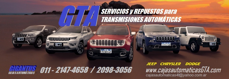 Servicio de Caja automatica Jeep cherokee patriot wrangler compass