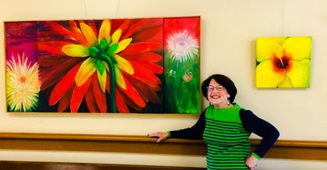 Vivian and painting