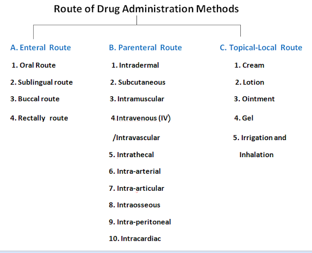 Route of Drug Administration - Enteral, Parenteral, Topical