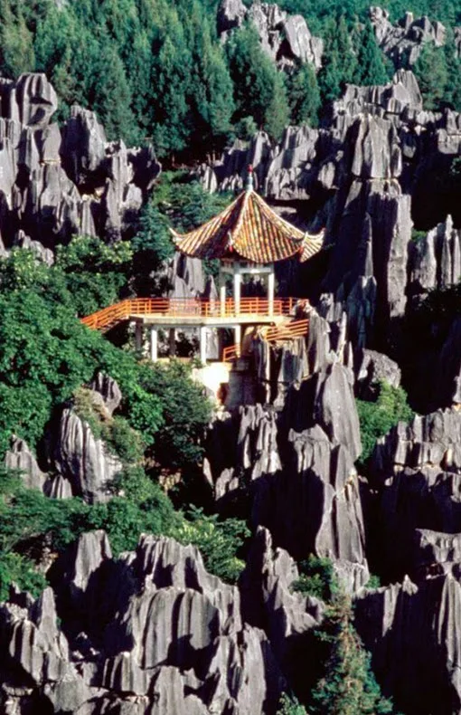 Stone forest at Kunming in eastern China