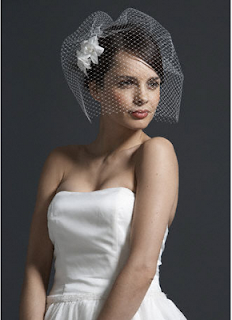 wedding veils for short hairstyles