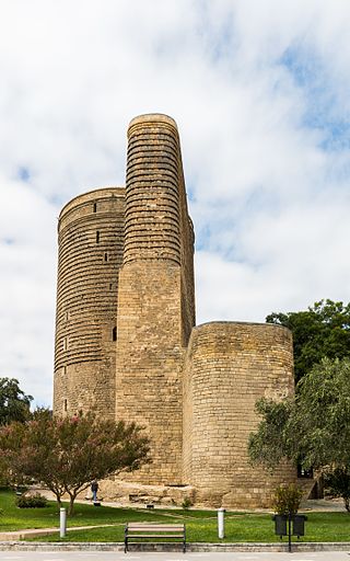 objek wisata Maiden Tower Azerbaijan