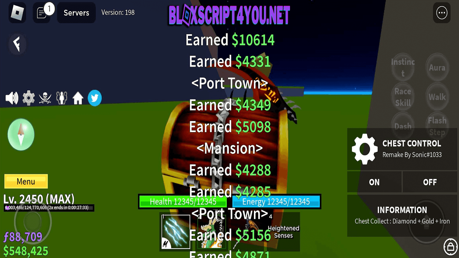 NEW BLOXFRUIT UPDATE 20 SCRIPT!! AUTOFARM MOBS AUTOFARM CHEST!! 