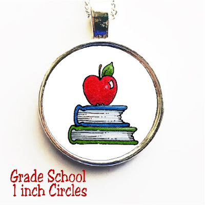 These one inch circles are perfect for all kinds of back to school crafts as well as teacher gifts and afternoon fun.  With grades Kindergarten through fifth grade and a little bit more, you'll have everything you need to go back to school in style. #backtoschool #circle #diypartymomblog