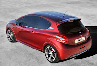 Peugeot 208 GTi Concept (2012) Rear Side