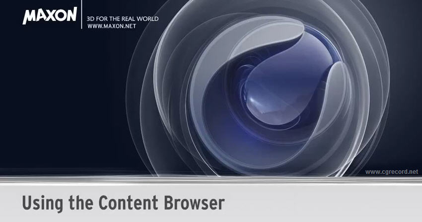 CINEMA 4D's Content Browser tutorial