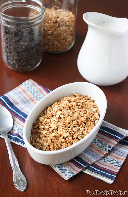 Plain Jane Granola--- customize it to fit your mood! | www.the-taste-tester.com #breakfast #recipe