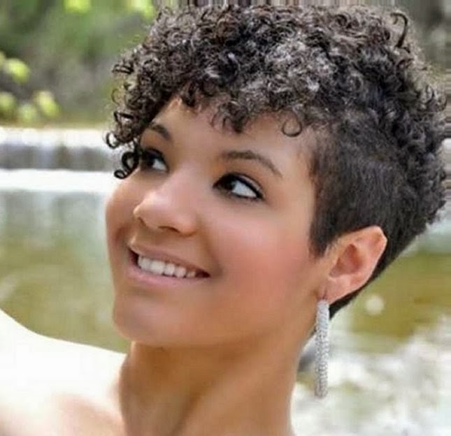 Artikel Terkait Curly Short Hairstyles for Cute Black Women :