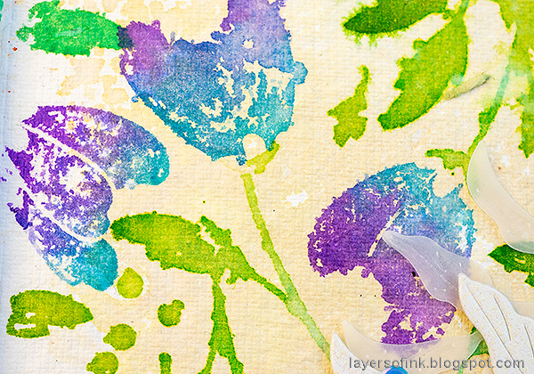 Layers of ink - Folk Art Flowers Art Journal Tutorial - Layers of ink