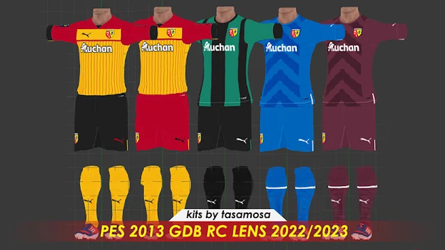 RC Lens 2022-2023 Kits For PES 2013