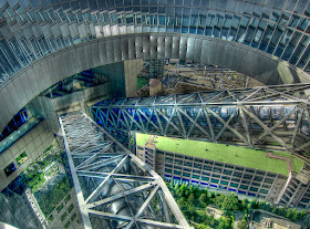 Tampilan Ala Drone Umeda Sky Building